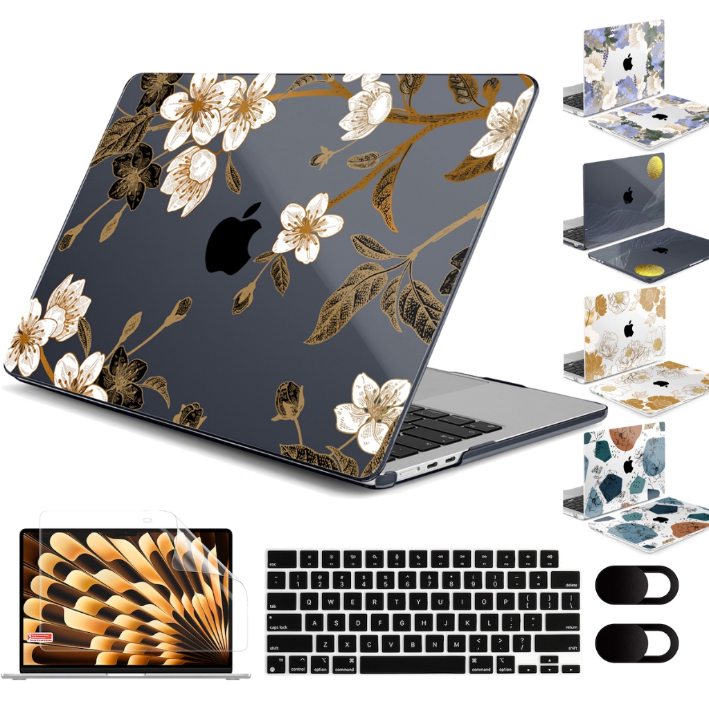 蘋果筆電彩繪圖案保護殼 MacBook 11 12 13 14 15 16英寸 Air Pro M1 M2 M3晶片外殼