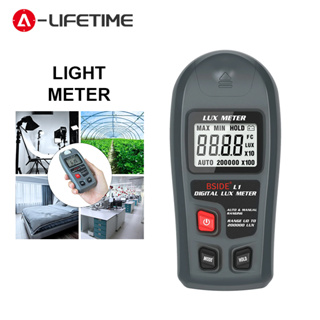 數字照度計 LCD 袖珍照度計手持式照度/FC 0~200,000lux 測量測試儀傳感器光度計照度計照度計 L1