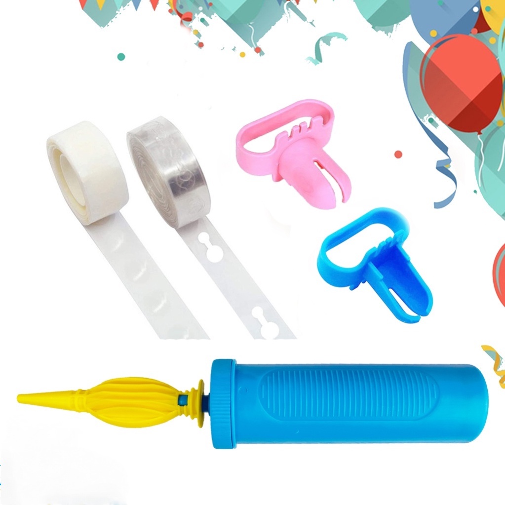 【現貨】DIY氣球造型工具 氣球鏈 系氣球工具 氣球膠點 打氣筒