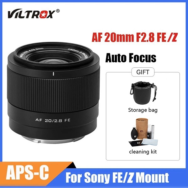 Viltrox AF 20mm F2.8 相機鏡頭全畫幅超廣角自動對焦鏡頭適用於索尼 FE 尼康 Z ZV-E1 A7R