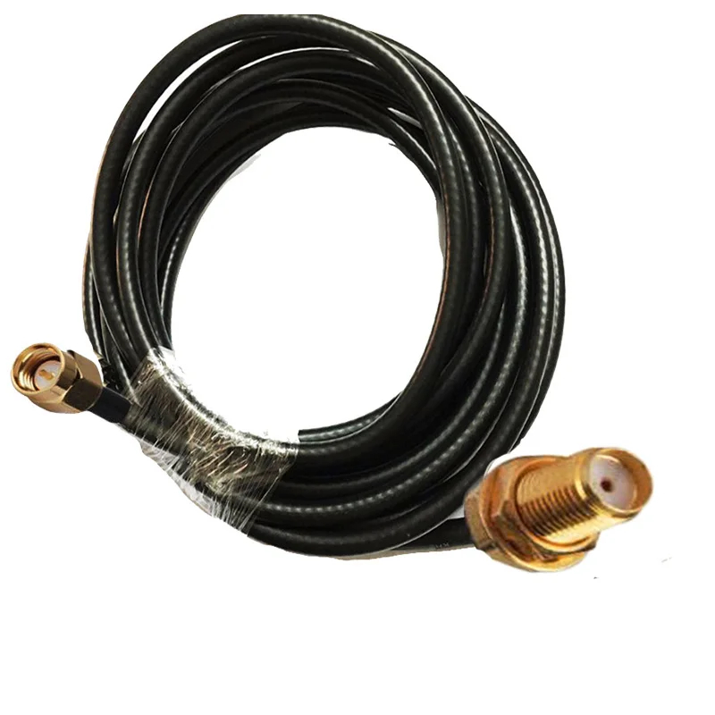 1 件 SMA 公對 SMA 母插孔連接器 5D-FB 50-5 同軸電纜射頻適配器同軸電纜 50 歐姆 1/2/3/5