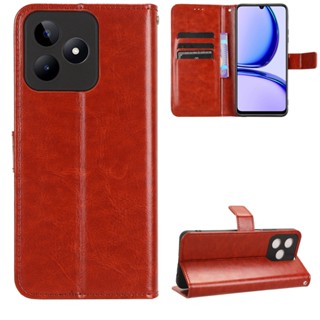 適用於 Realme Note 50 外殼 PU 皮革支架 Realme Note 50 翻蓋外殼磁性折疊皮革