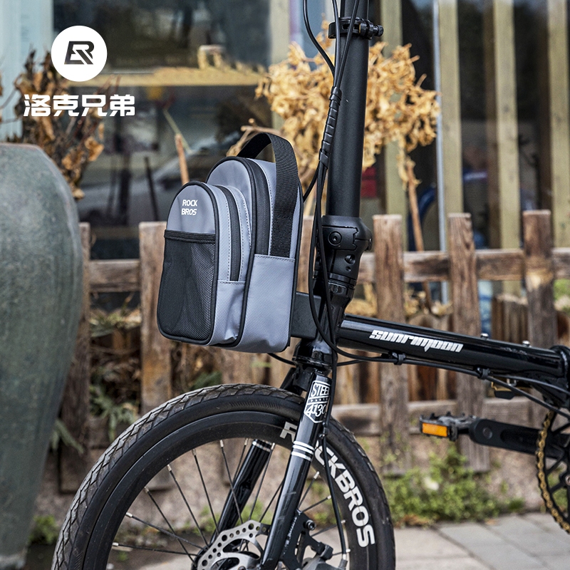 Rockbros 折疊自行車多功能前包 1.8L 便攜式手提包折疊自行車 Brompton 前包帶適配器