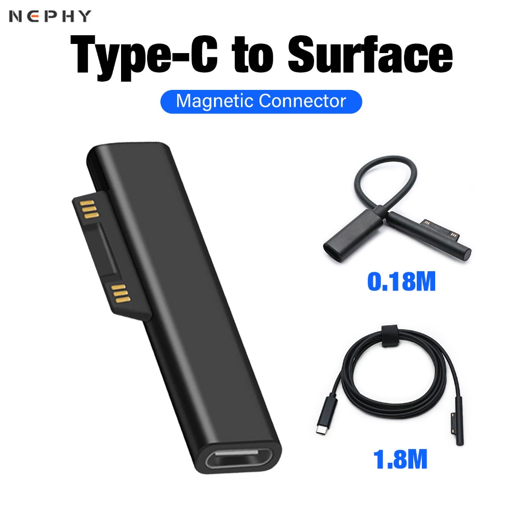 微軟 高品質電源充電器適配器電纜,適用於 Microsoft Surface Pro 3 4 5 6 7 8 9 X 筆