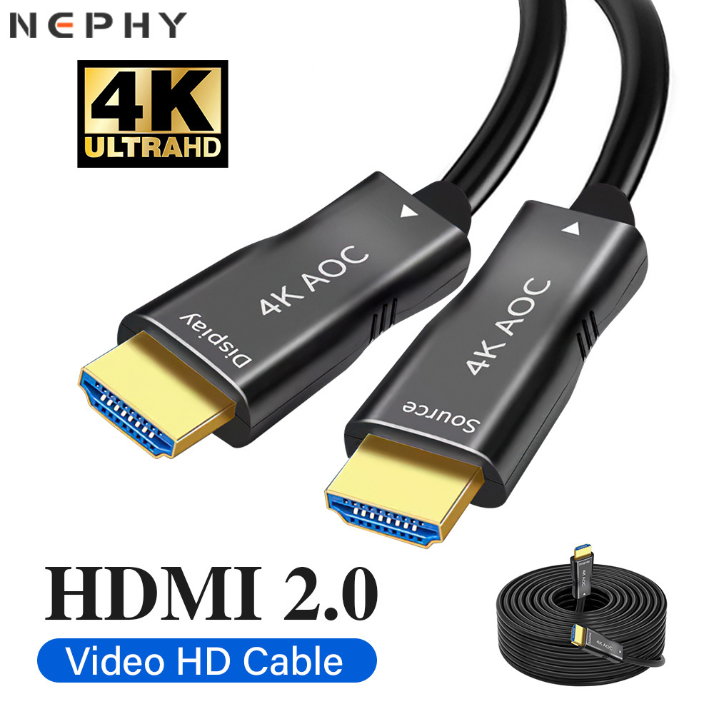 Hdmi 2.0 光纖線 4K@60HZ 適用於 PS4 PS5 開關顯示視頻線 5M 10M 15M 20M 25M