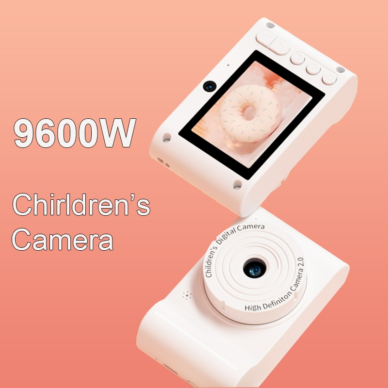 兒童相機數碼雙攝像頭高清 1080P 攝像機玩具迷你攝像頭彩色顯示屏兒童生日禮物兒童玩具