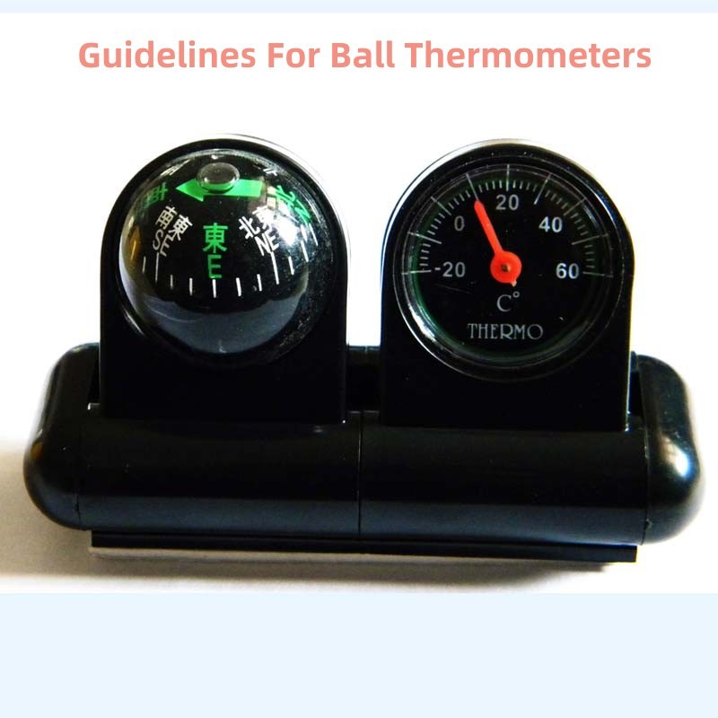 球形溫度計指南汽車用二合一溫度計 - 1 件