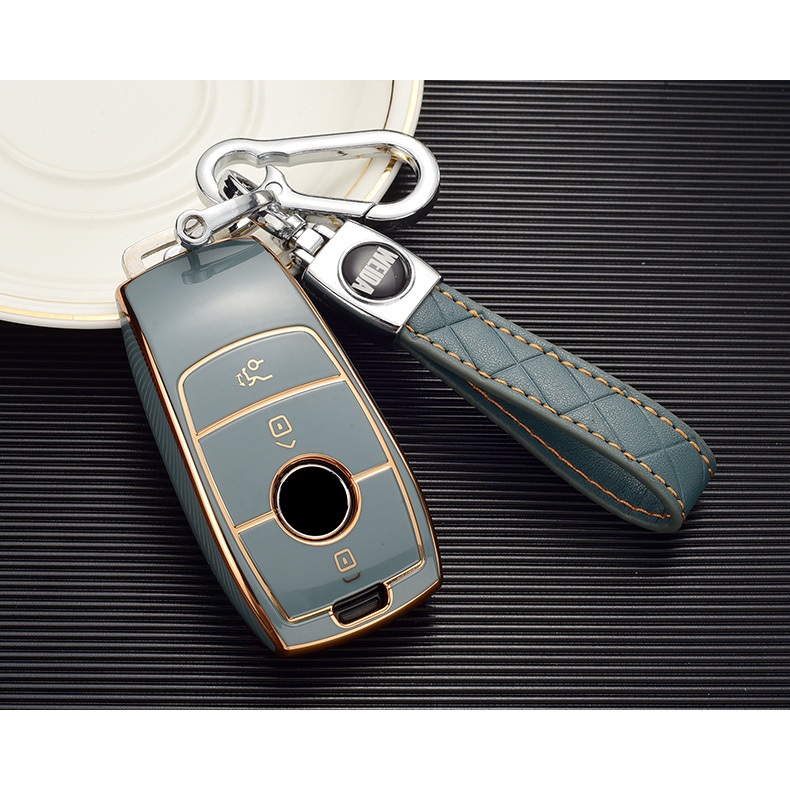 賓士Benz車鑰匙套glc260a180a級a200b級EQA EQB EQC E350el新能源汽車鑰匙套汽車鑰匙殼汽
