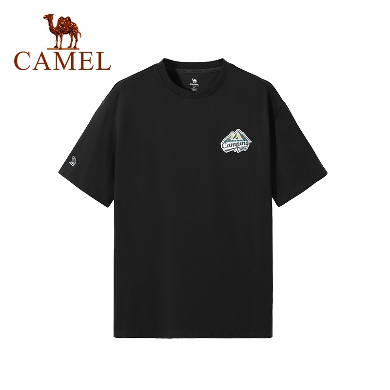 Camel速乾t恤冰上運動透氣寬鬆防曬上衣