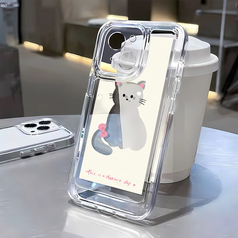 Cats透明軟殼適用於 iPhone 15 14 11 13 pro XS Max X XR 12 7 8 plus 保