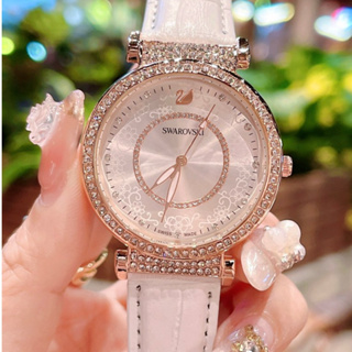 施華洛世奇手錶原裝 100% 女士手錶石英手錶時尚休閒防水手錶
