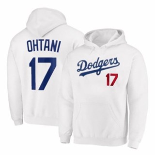 MLB 美職棒 Dodgers 17# 長袖 連帽衫【S-3XL】棒球 帽T Ohtani Shohei 洛杉磯道奇隊