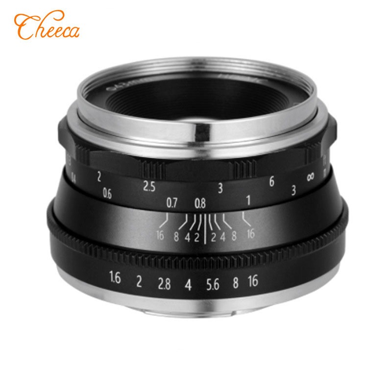 Cheka 35mm F1.6 微單 APS-C 手動鏡頭適用於 Z/E/FX/M43/EF-M 卡口相機