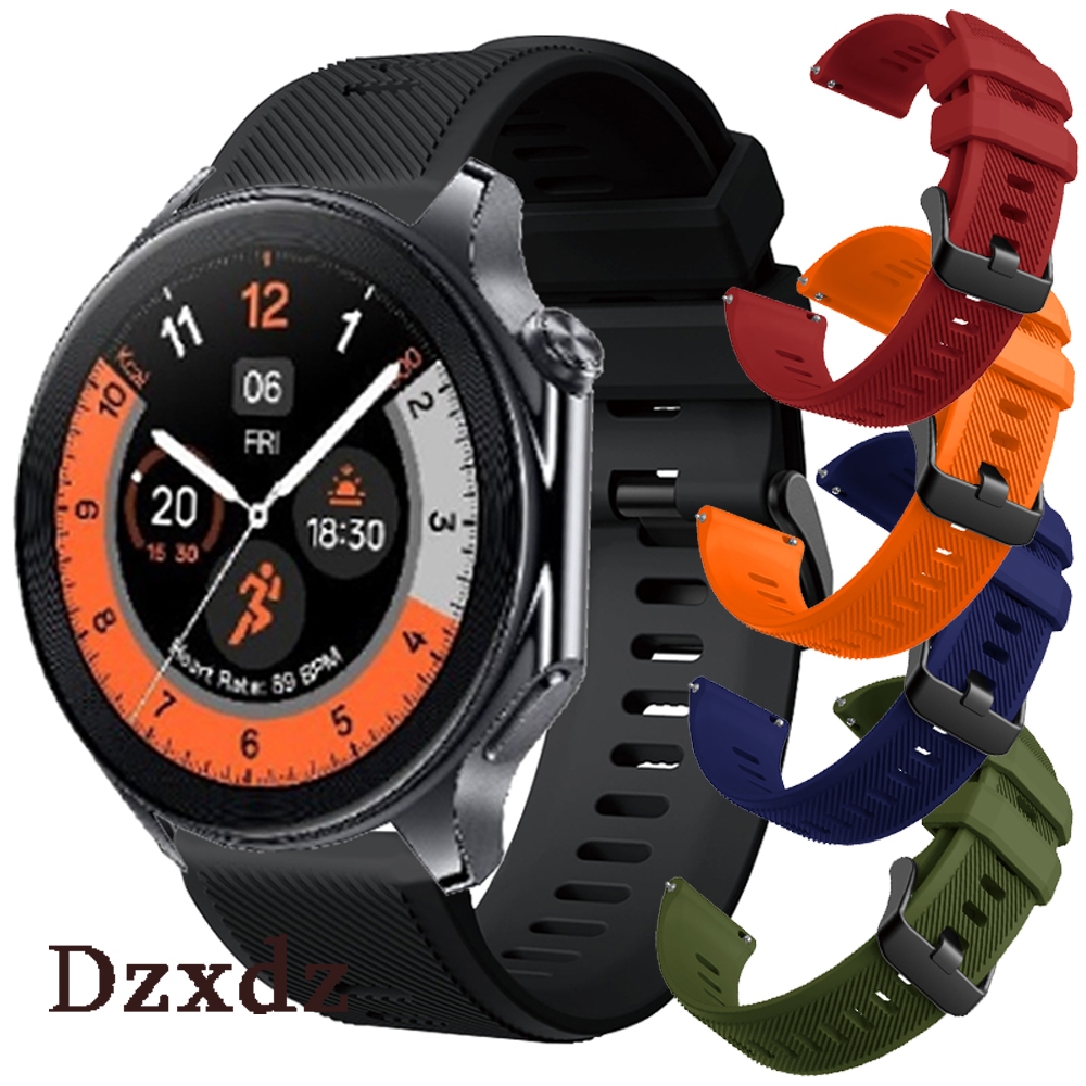 OPPO Watch X 智能手錶 表带 矽膠錶帶 OPPO 手表 X 表链 腕带 硅胶替换带 手表配件 智慧手表表带