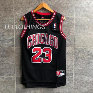 Nba 球衣籃球衫男式女式背心 Baju Lelaki 袖子 Jordan Chicago Bulls 無袖棒球 NFL