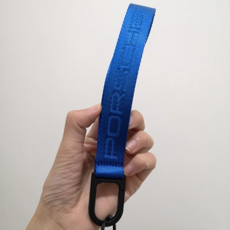 保時捷GT3藍色鑰匙帶