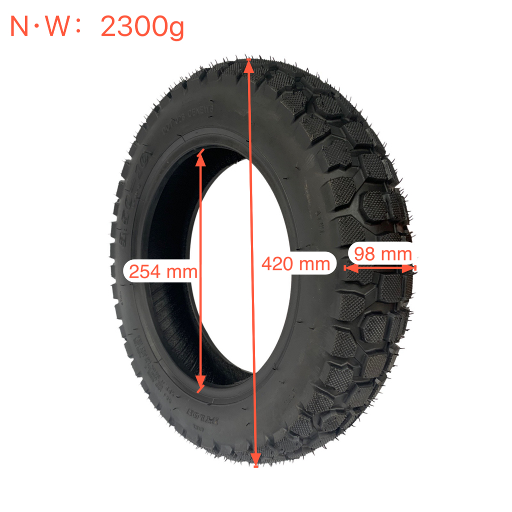電動車輪胎3.50-10 10寸真空胎電動踏板機車外胎加厚耐磨越野真空胎