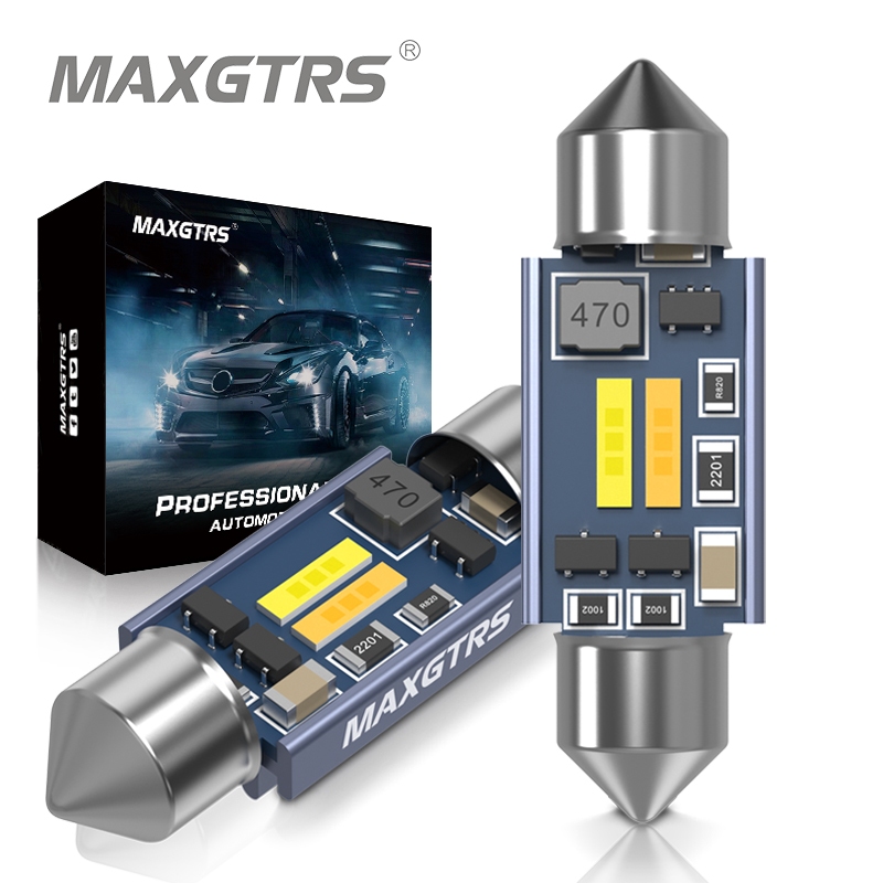 Maxgtrs 2x Festoon C5W C10W 1860 芯片燈泡 Canbus 31mm / 36mm / 3