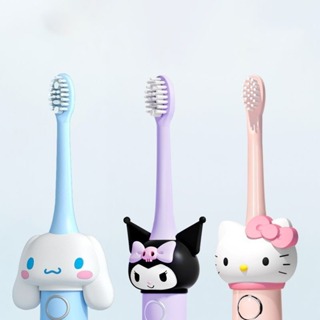 寶寶牙刷 牙刷組 健康牙刷 兒童牙刷 HelloKitty凱蒂貓kuromi庫洛米玉桂狗大耳狗電動牙刷替換刷頭