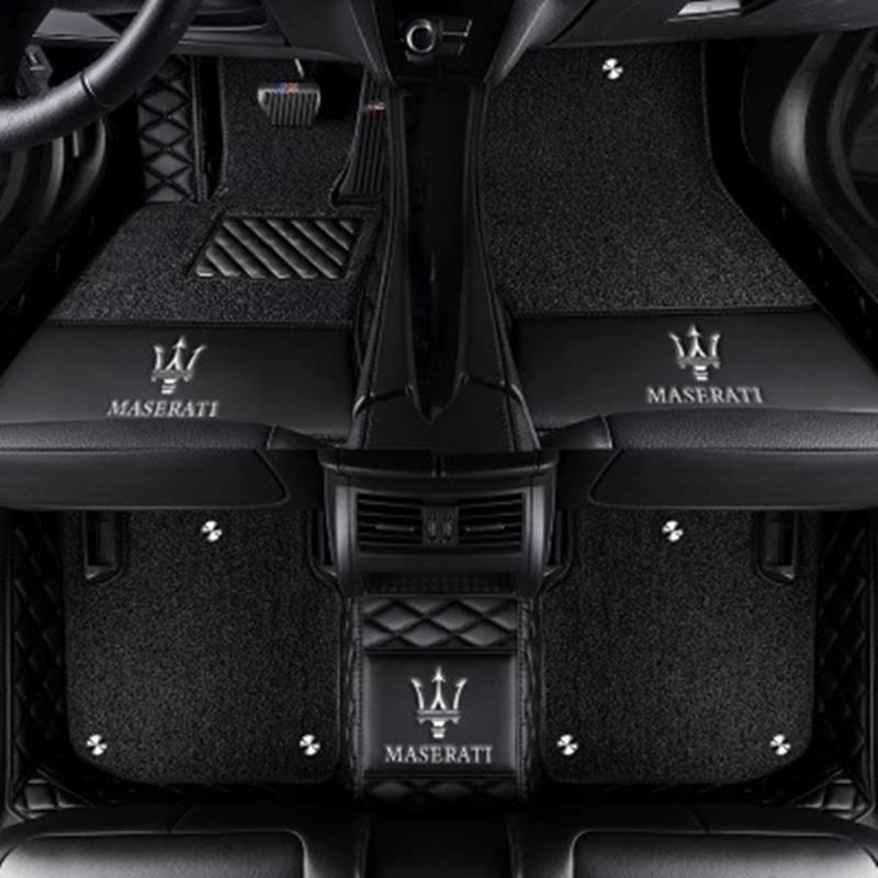 現貨 瑪莎拉蒂 MASERATI   Ghibli Levante Quattroporte 等汽車腳墊可訂製 雙層加厚