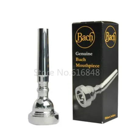 全新到貨 Bach Bb 小號 351 系列吹嘴品牌品質 No 7C 5C 3C 黃銅鍍銀樂器配件噴嘴