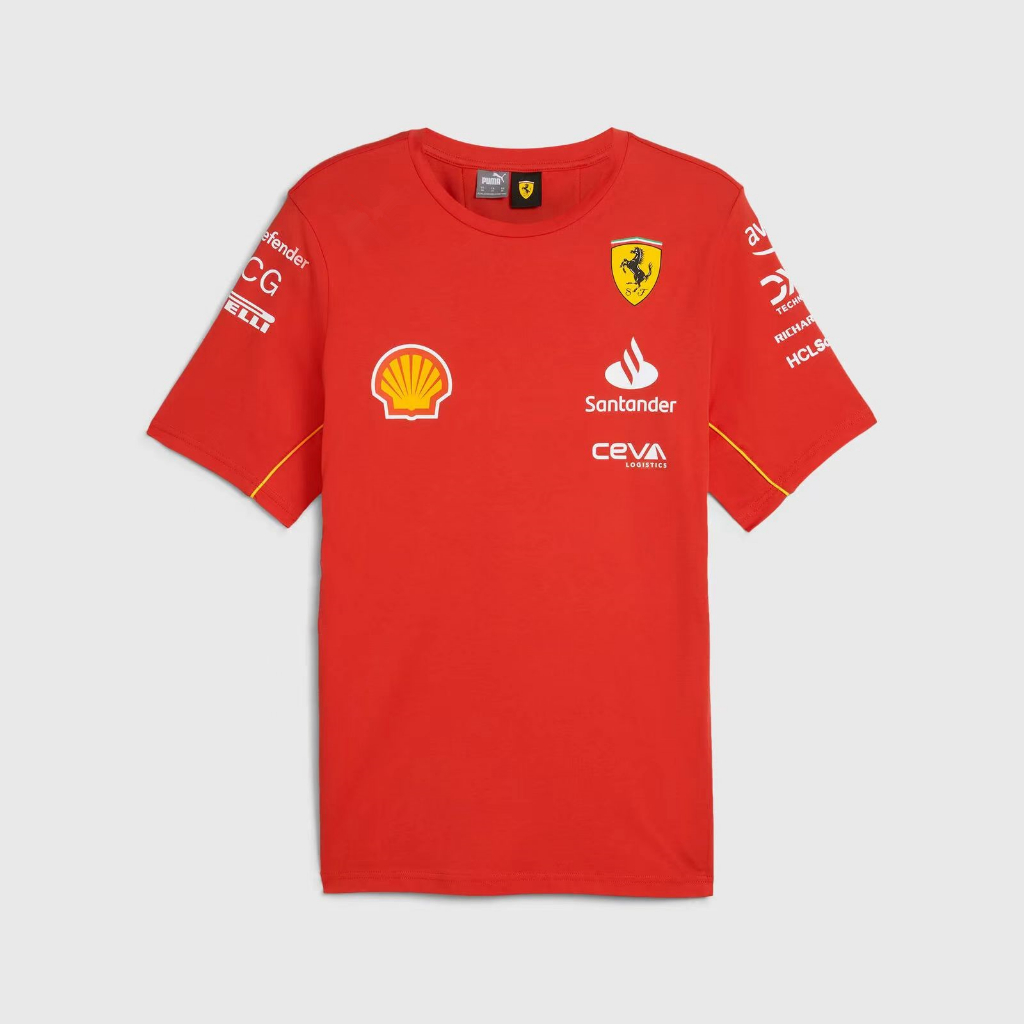 F1 2024 Scuderia Ferrari 車隊 T 恤休閒衛衣 polo 衫