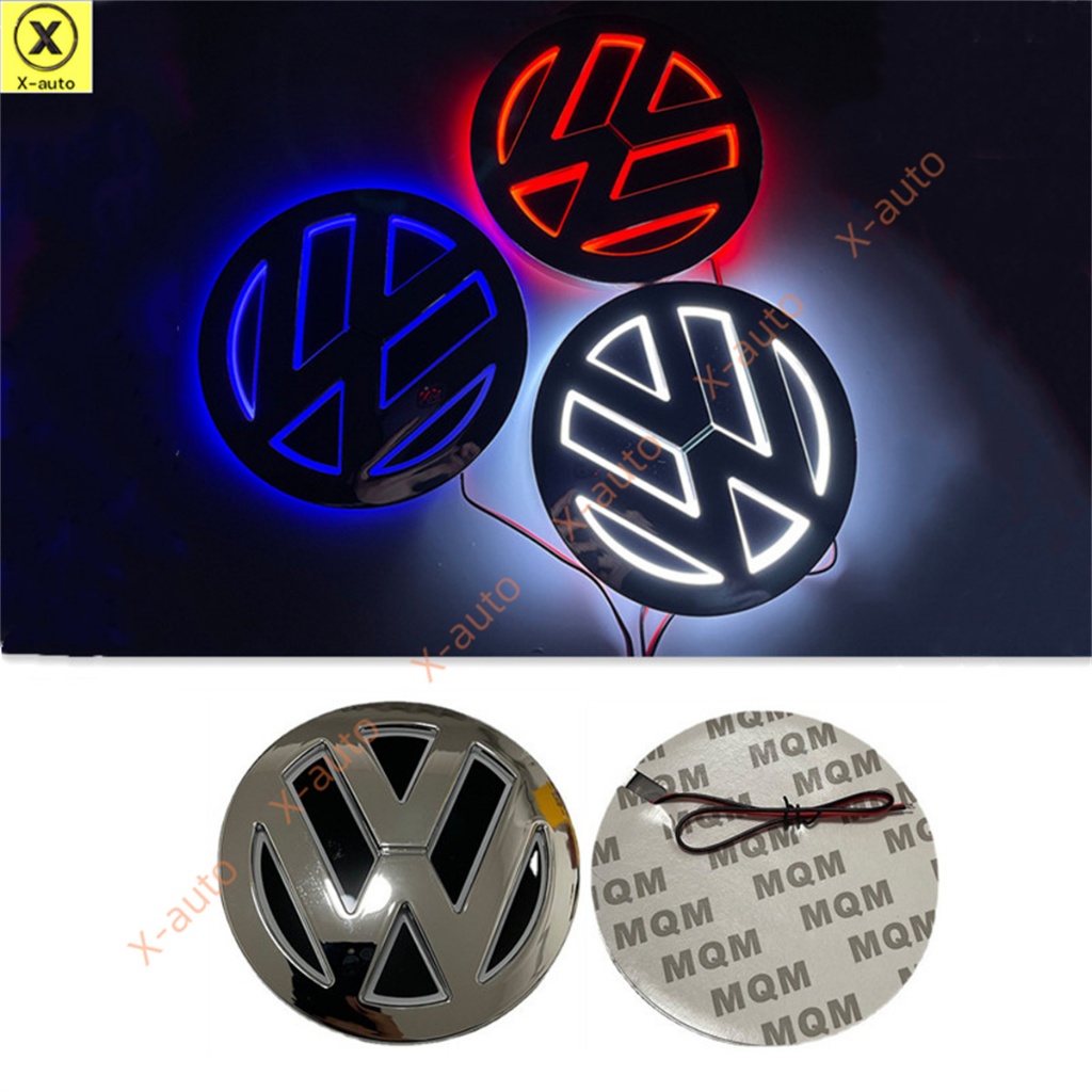 Volkswagen 5D Car LED Emblem Logo 徽章燈 - 適合前或後 - 更換原車標誌 - 兼容