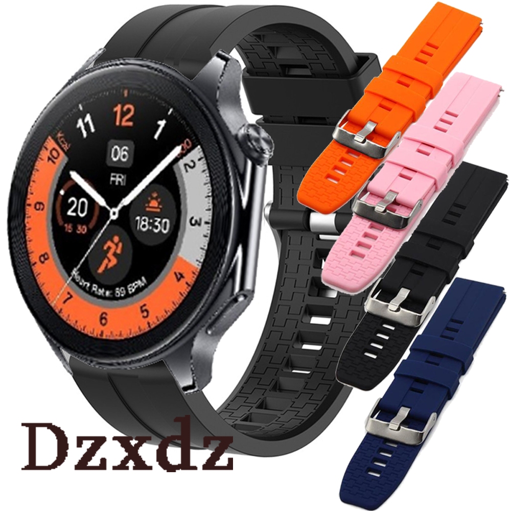 Oppo Watch X 智能手錶錶帶 硅膠 錶鏈 可替換錶鏈 Oppo手錶X 錶帶 腕帶 高質量 軟硅膠 運動腕帶