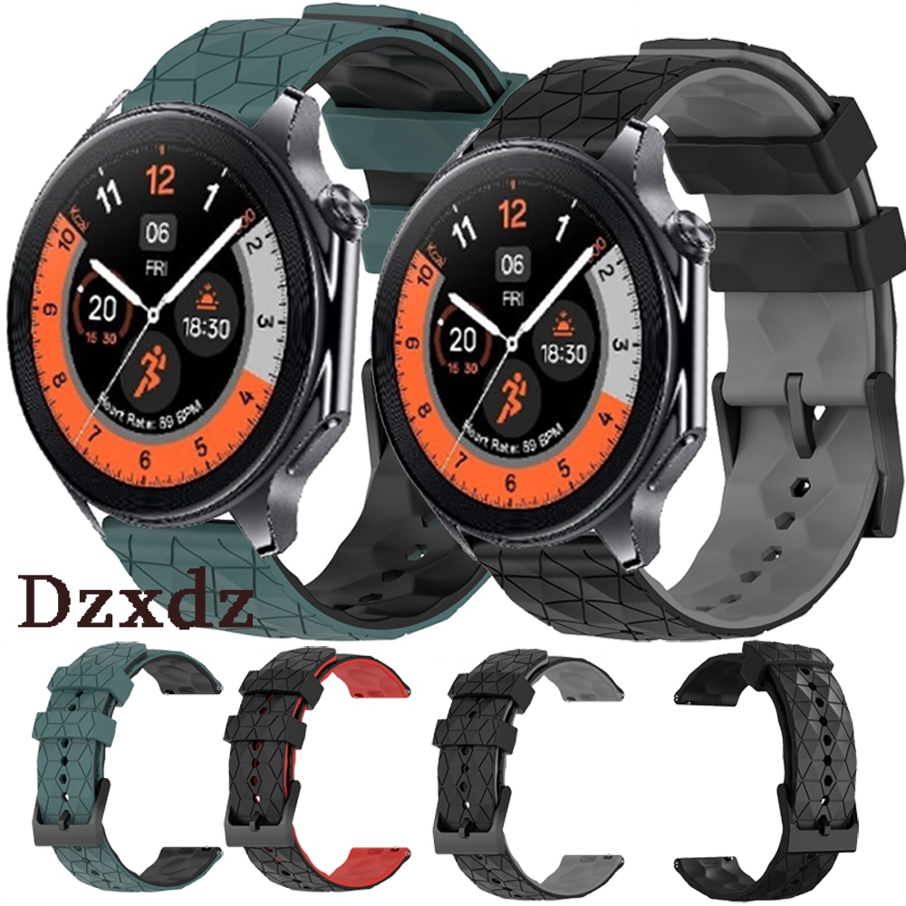 OPPO Watch X 智能手錶 錶帶 硅膠 雙色 拼色 錶鏈 OPPO手錶X 硅膠錶帶 腕帶 運動手環 休閒 高質量