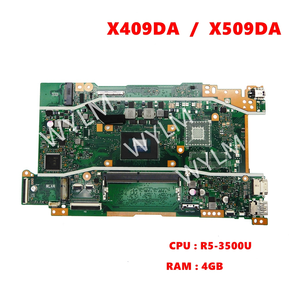 X509da R5-3500U CPU 4G RAM 筆記本電腦主板適用於華碩 X409DA X409DJ X409DL
