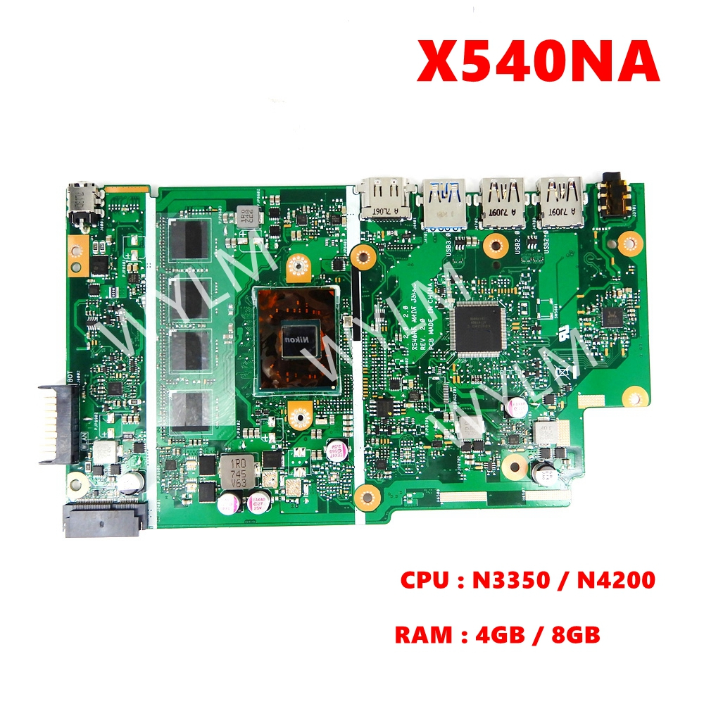 X540na 帶 N4200 CPU 8GB-RAM 筆記本主板適用於華碩 X540 X540N X540NA R540