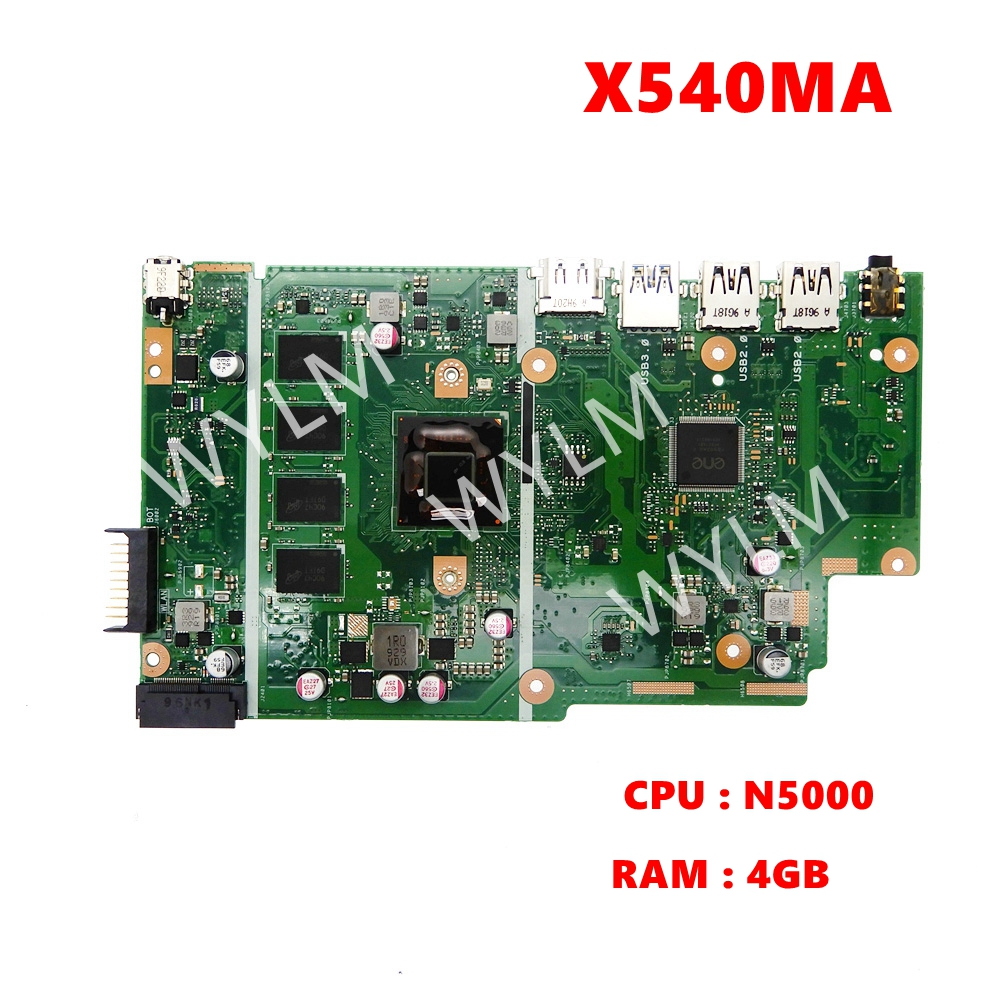 X540ma 帶 N5000 CPU 4GB-RAM 筆記本主板適用於華碩 VivoBook X540M A540M