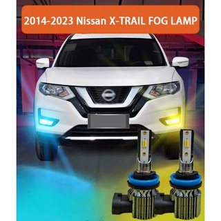 2 件 H11 霧燈適用於 Nissan X-TRAIL 2014-2023 超亮霧燈 H11 LED 前霧燈金燈/白色