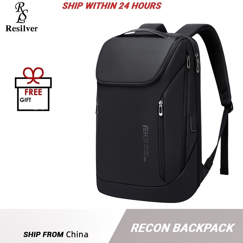 Bange Recon 筆記本電腦背包多隔層防水(15.6 英寸)時尚 Beg 筆記本電腦學院背包
