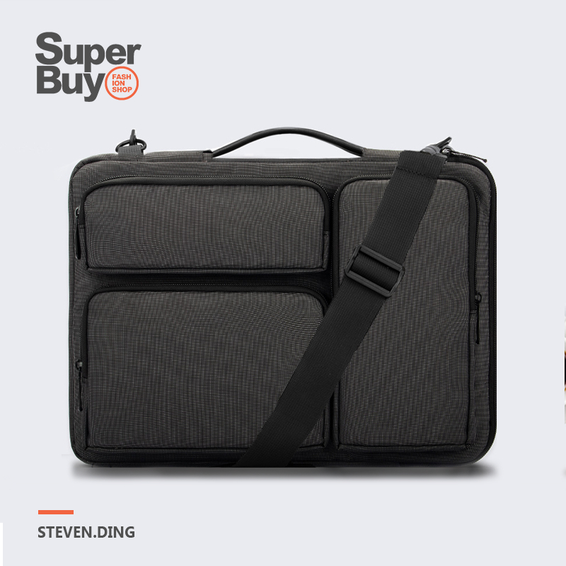 【Superbuy】加厚防撞筆電包防水13寸/14寸/15.6寸筆電包手提包通勤包/商務公事包/側背包/斜背包