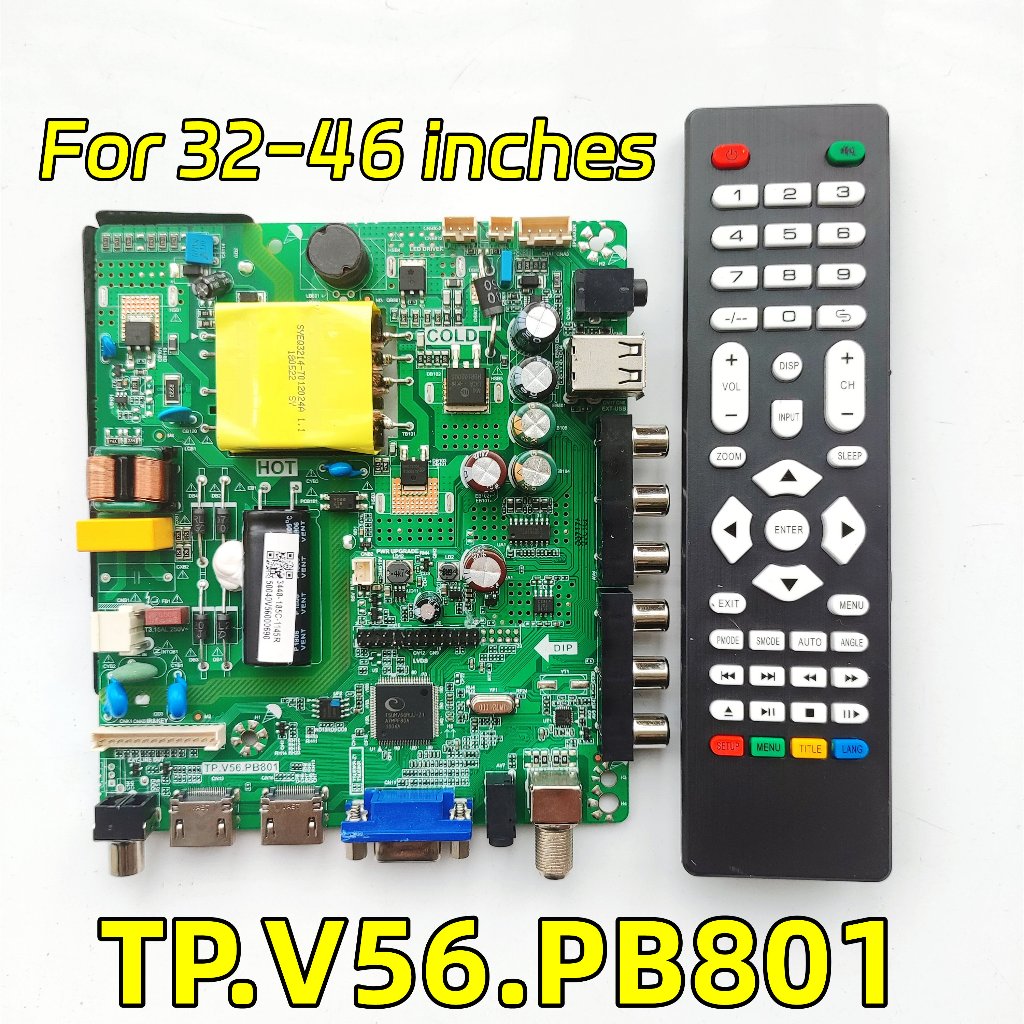 Tp.v56。Pb801 3In1 LED電視28DL420主板驅動板通用TP.VST59S.PB813 TP.VST5