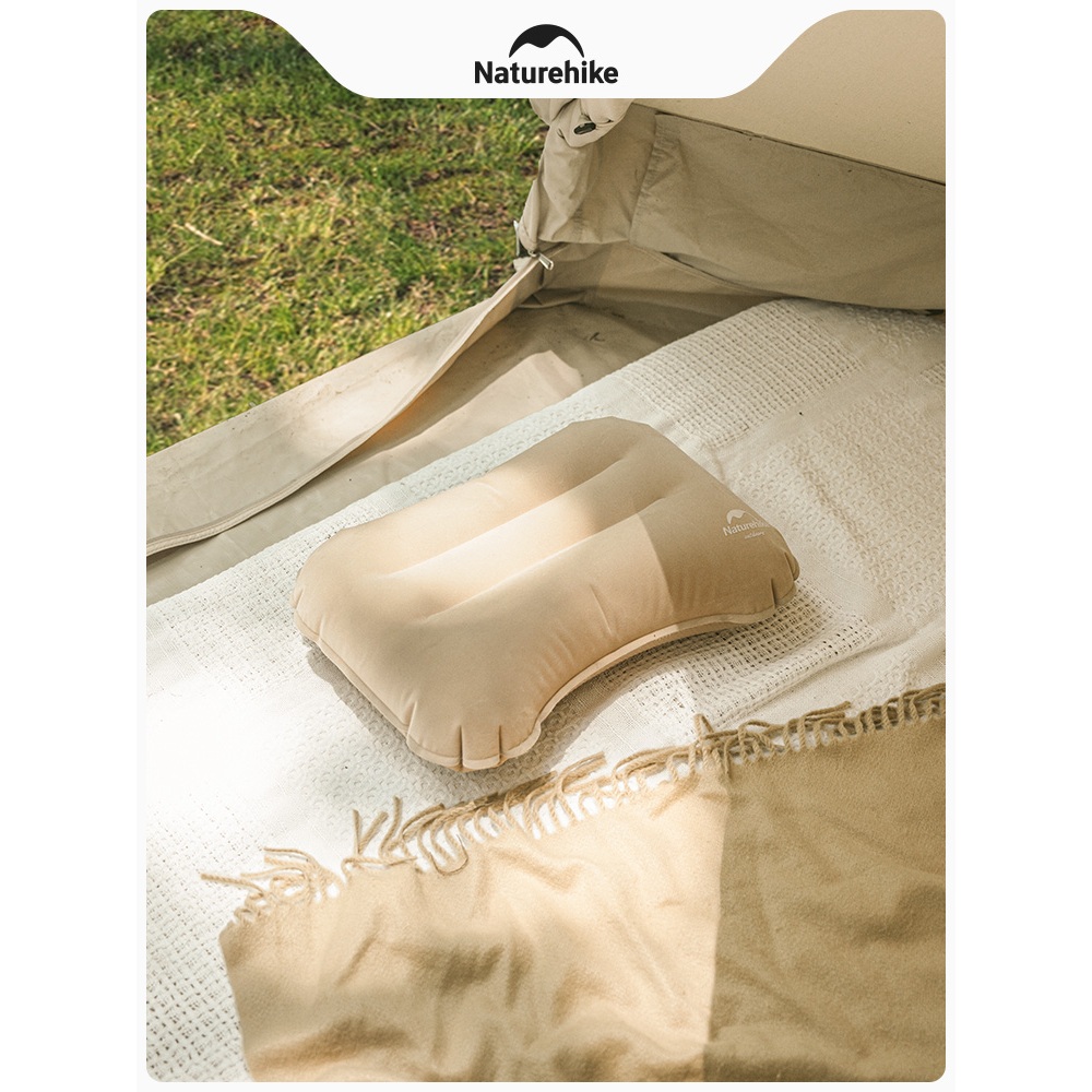 Naturehike NH 充氣枕頭  水墨藍 陶土黃色充氣枕 充氣枕頭露營 旅行枕頭 空氣枕 登山枕 露營枕頭