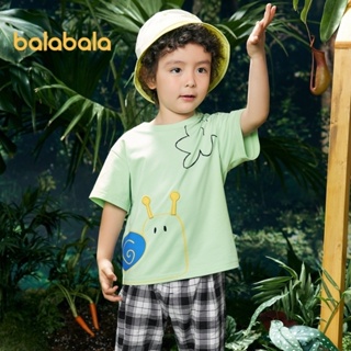 巴拉巴拉兒童套裝男童短袖兩件套寶寶夏裝兒童時尚運動裝衣服套裝