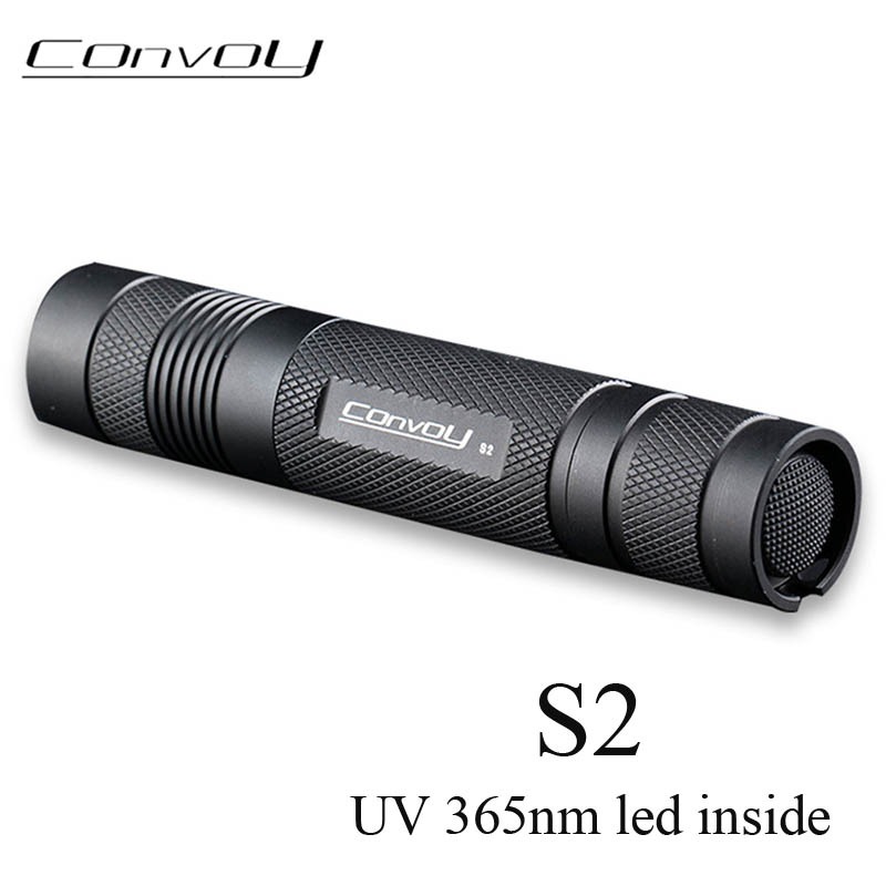 Convoy S2 UV 365nm 手電筒 EDC 手電筒 UV 迷你燈 Linterna LED Lanterna