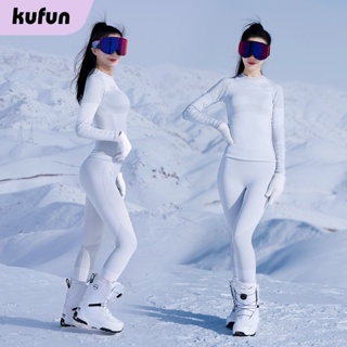 酷峰KUFUN滑雪速乾衣保暖壓縮功能內衣女男戶外登山排汗透氣套裝