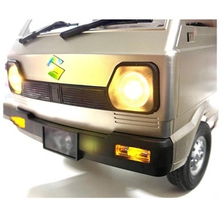 吉歐模航-頑皮龍 1/10 D12 小貨車 改裝 升級 燈組 直上 車燈 霧燈 六燈款 2紅4黃