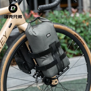 Rockbros 自行車前叉包便攜式防水騎行幹包 2.7L 大容量可調節卷頂閉合自行車配件
