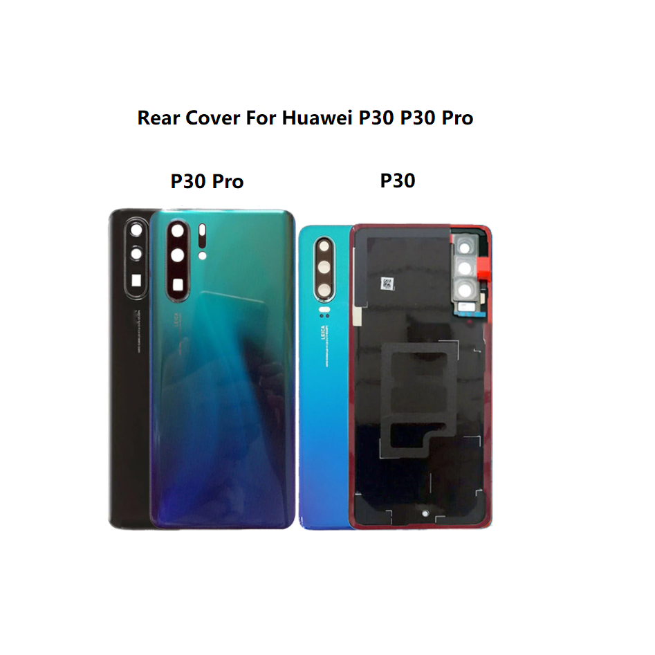 全新電後蓋兼容huawei P30/P30 PRO 帶後置像頭鏡片 後殼