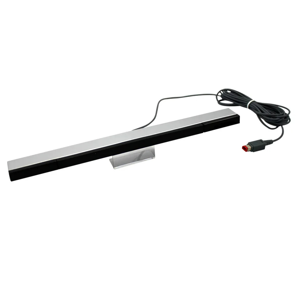 用於 Nintend Wii PC 模擬器傳感器移動播放器的有線紅外 IR 信號射線運動傳感器條接收器遊戲手柄