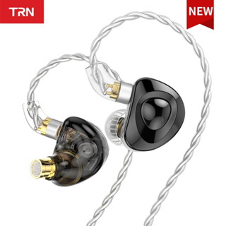 TRN MT4入耳式圈鐵耳機可換線HIFI聽歌帶麥線控機雙磁路動圈耳機