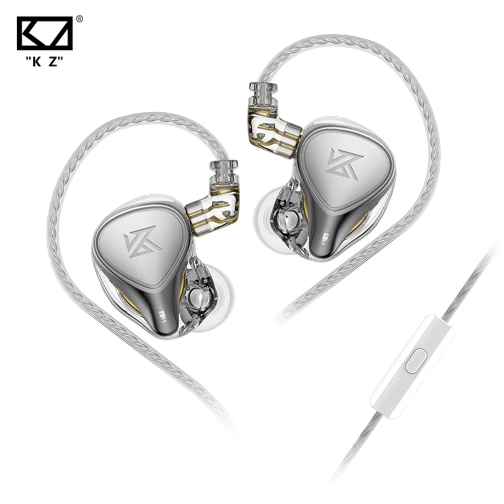 KZ ZEX PRO靜電圈鐵混合入耳式耳機金屬有線帶麥HIFI音樂遊戲通用