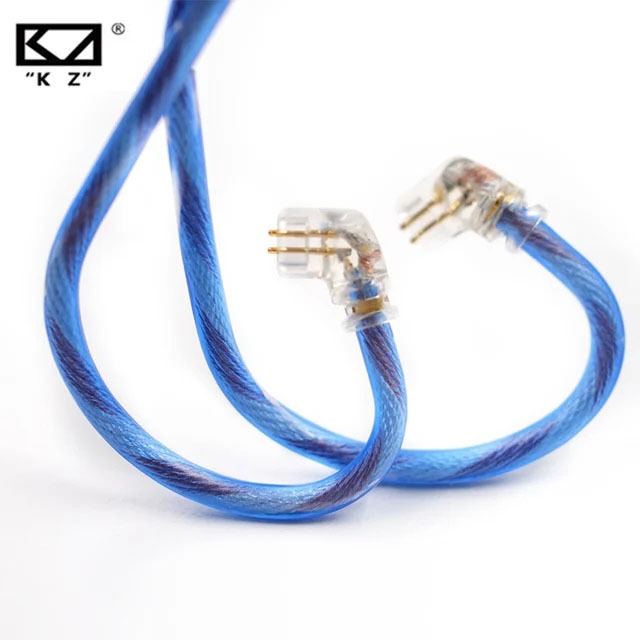 KZ 498芯鍍銀線HIFI發燒DIY耳機2PIN接口音頻升級線