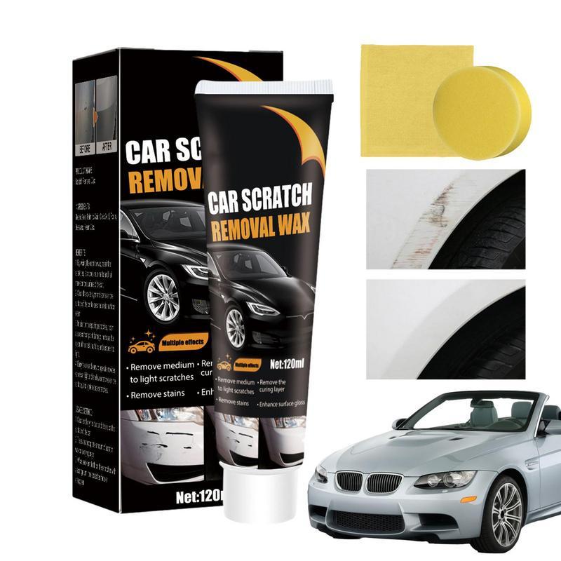 120ml汽車刮痕去除劑蠟汽車油漆保護拋光汽車上光漆修復劑汽車清潔用品汽車配件