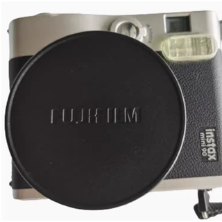 mini90黑色鏡頭蓋適用富士instax拍立得mini90相機保護套