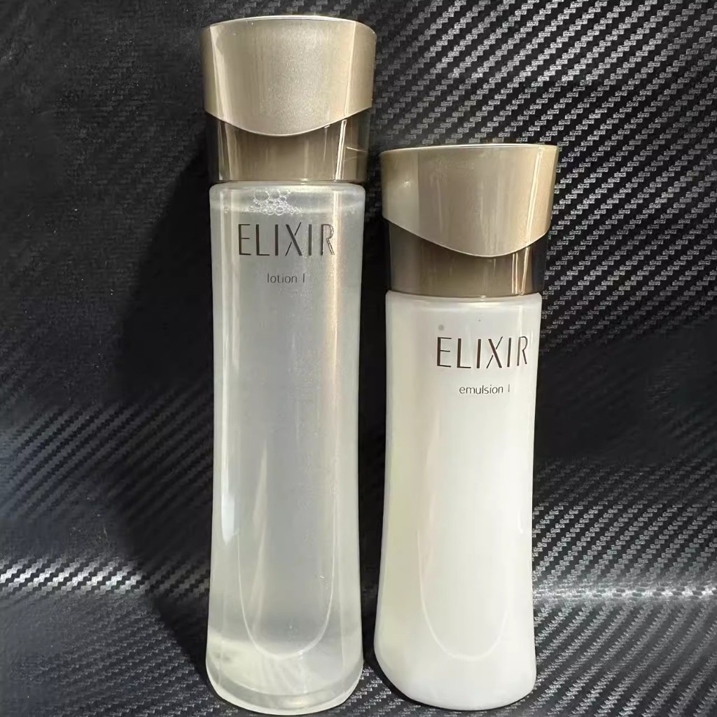 資生堂 Shiseido Elixir 年齡乳液和乳液高級護膚品 I / II T 系列 (130ml) 2 件套